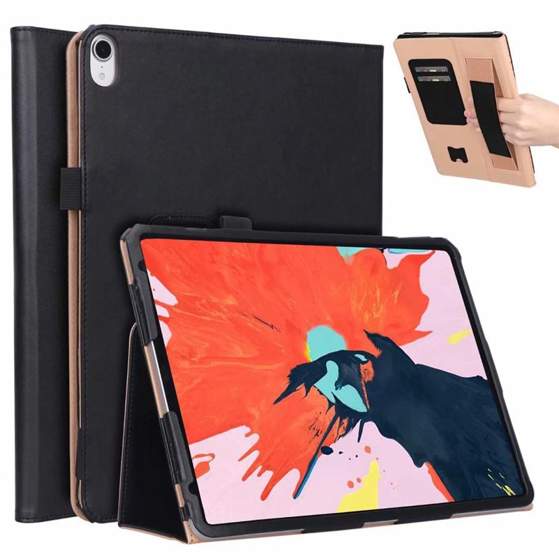 

Rotating Case Cover with Wallet Pocket with Hand Strap with Auto Sleep/Wake Function for iPad pro 11" 2018 2020/iPad pro 12.92969