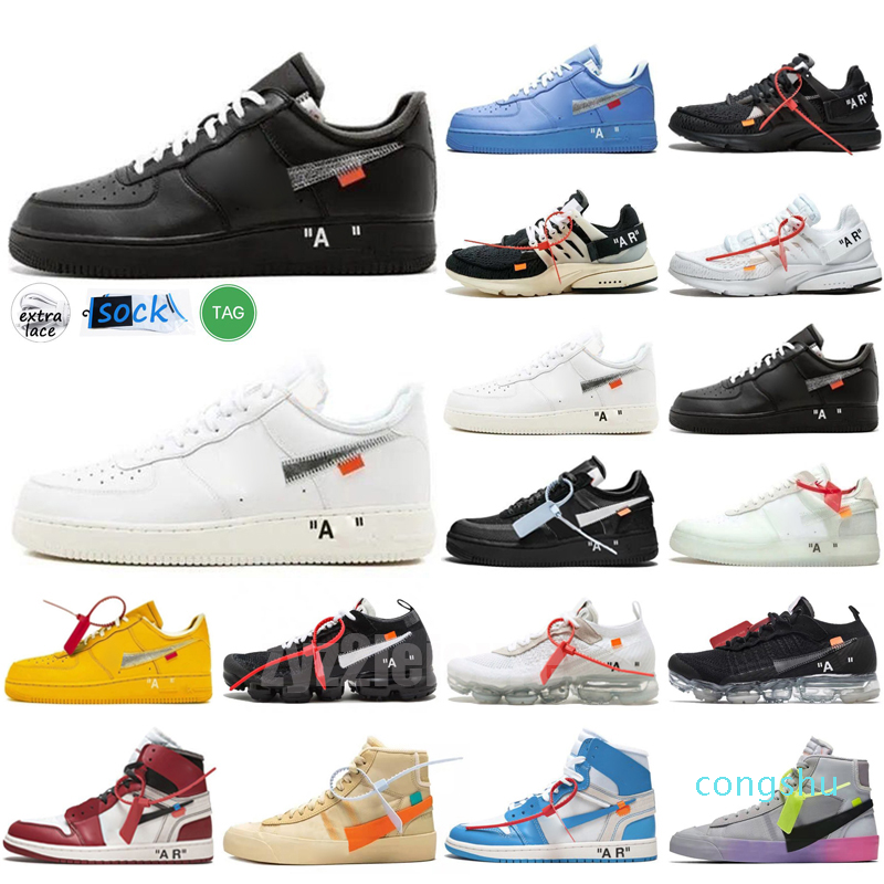 

shoes men's and women's Off shoes MCA white Black Red MAC Silver metal Volt black GNER Presto 2.0 Chauss 36-46, Color 2