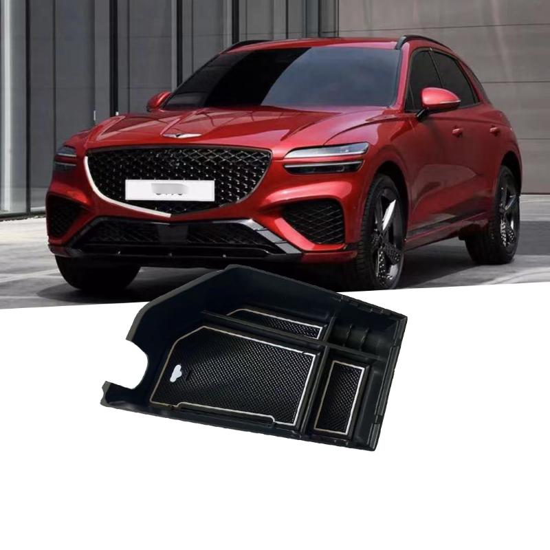 

Car Organizer For Genesis G70 G80 Accessories Central Armrest Storage Box Container Center Console Tray Interior 2022