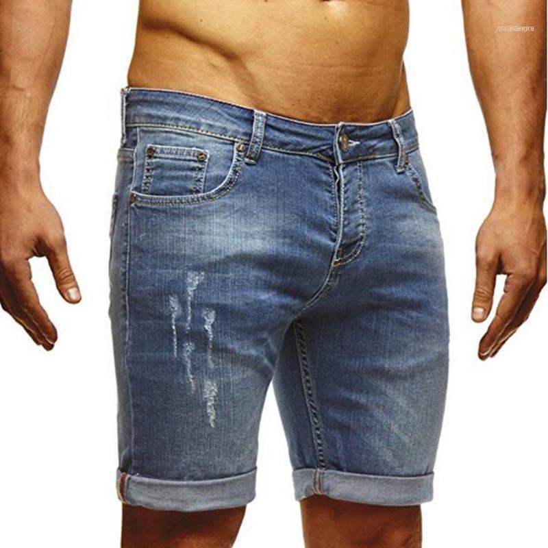 

Men Denim Shorts Male Short Jeans Summer Casual Blue Pants Men