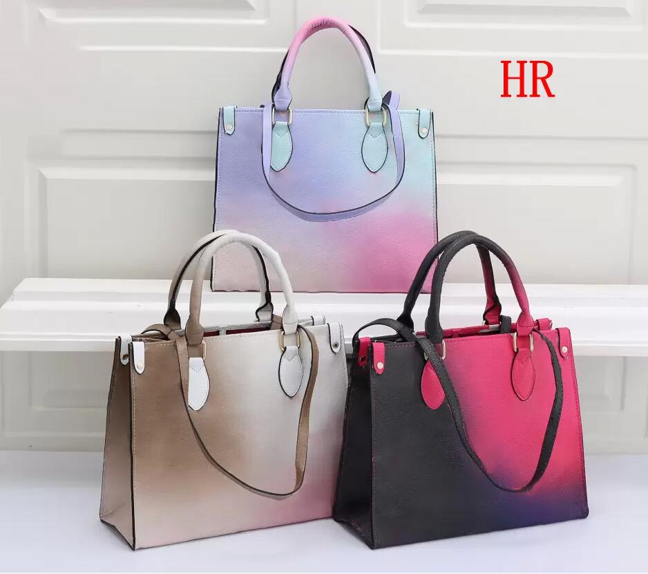 

luxurys designers bag womens ONTHEGO handbags purse flower tote ladies Casual PVC leather shoulder bags