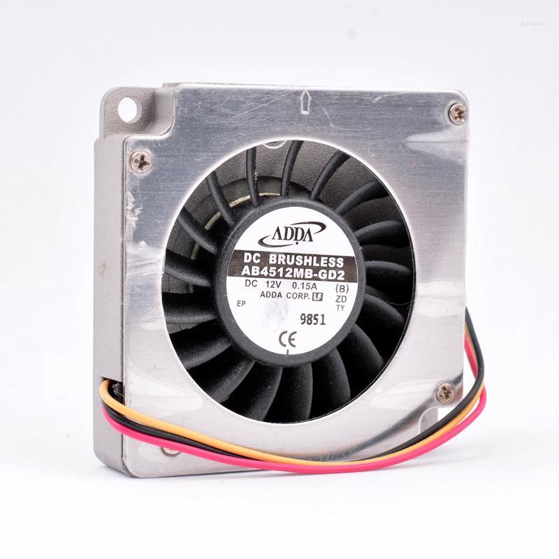 

Fans & Coolings AB4512MB-GD2 4.5cm 45mm 45x45x10mm DC12V 0.15A 3 Lines Double Ball Bearing Aluminum Housing Blower Cooling Fan For 3D Printe
