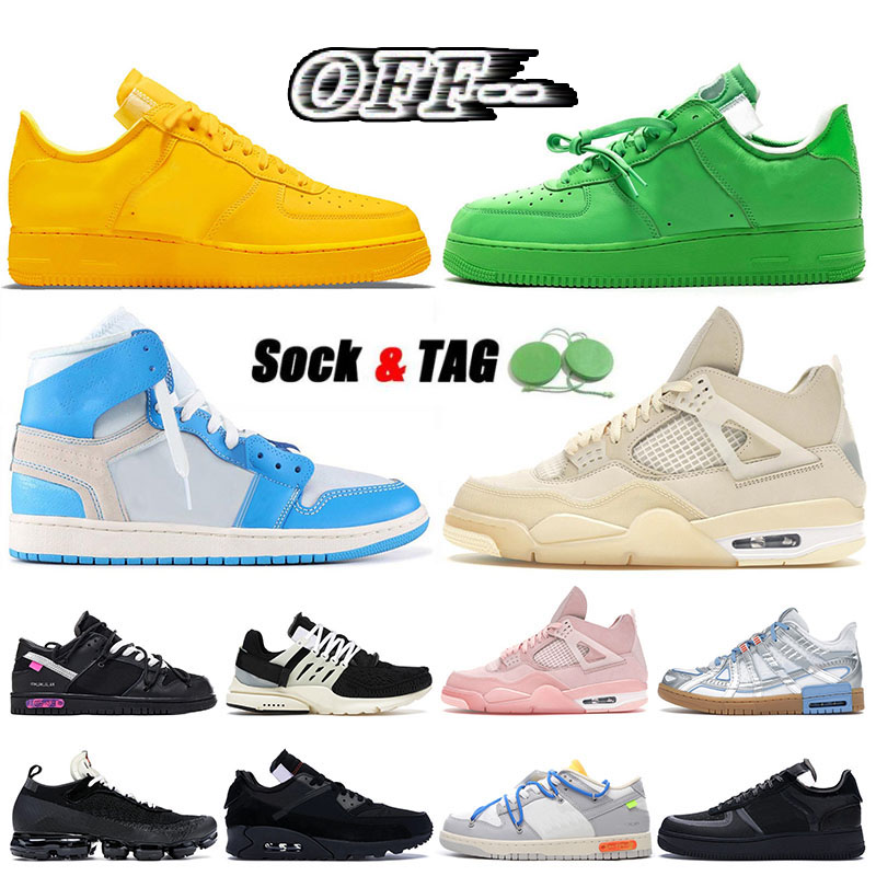 

1s Low Designer Shoes Men Women Mca Volt White Black Basketball Shoe Offs X Jumpman J 1 4 Sail 4s 5 Tn Plus knited 2.0 Casual Sports Sneakers Jump Man Jorden Trainers, 017 36-45 (17)