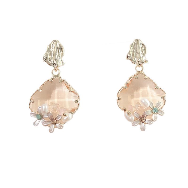 

Dangle & Chandelier Arrival Women Crystal Earrings Personality Boho Fashion Girl 2022 Trend Pearl Exquisite Accessories