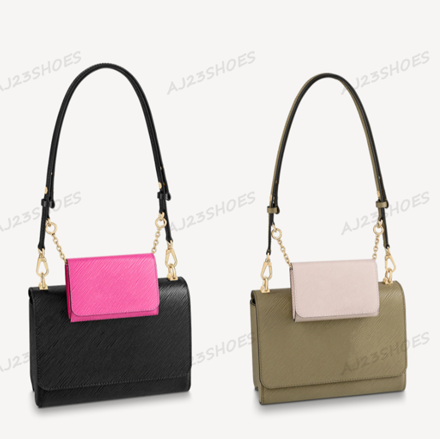 

Twist MM handbag designer Bag EPI Leather Detachable duo bags Women crossbody brand lock Luxurys Fashion designers Bags M59884 M59885, 01