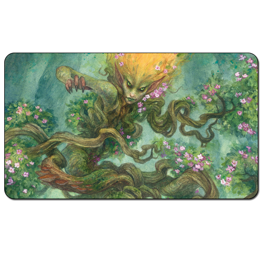 

TCG Playmat Magic Board Game Playmat: TITANIA, PROTECTOR OF ARGOTH 60*35cm size Table Mat