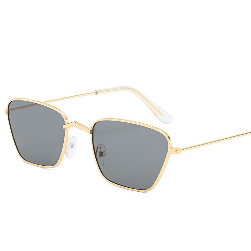 

Sunglasses Brand Designer Small Square Cateye Women Men Clear Color Lenses Unisex Ellipse Sun Glasses For Female UV400Sunglasses