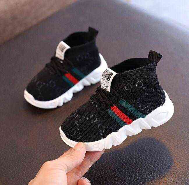 

2021 Summer Kid Baby First Walkers Shoes Infant Toddler Shoes Girls Boy Casual Mesh Shoes Soft Bottom Comfortable Non-slip, Ivory