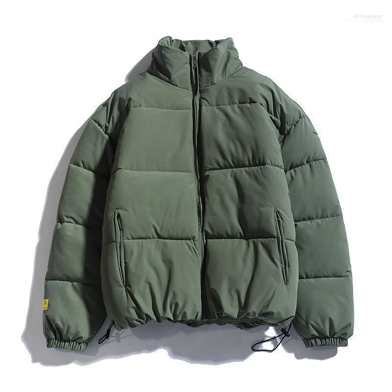 

Men' Down & Parkas 2022 Winter Warm Thick Cotton Clothes Bread Jacket Casual Short Quilted Stand Collar Men1 Phin22, Black