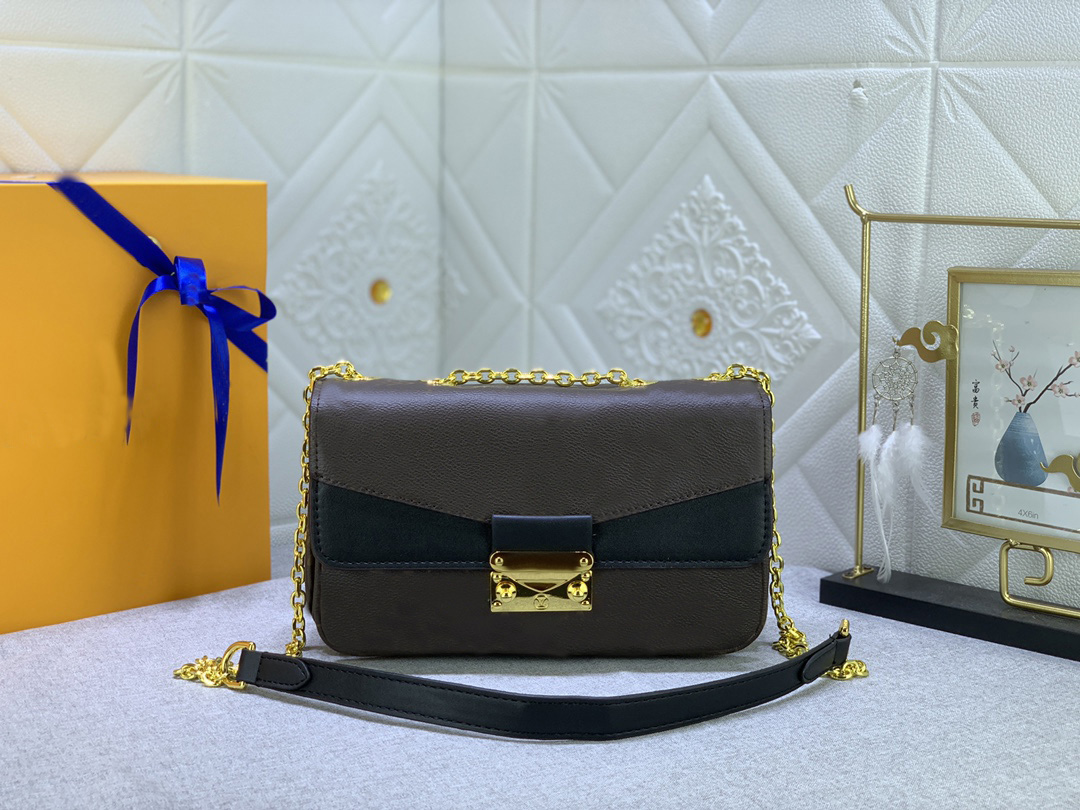 

2022 cross-body bag Micro Metis women's chain shoulder bag designer women's favorite handbag lock clasp cross-body bag flap letter wallet 6126, 6126# black