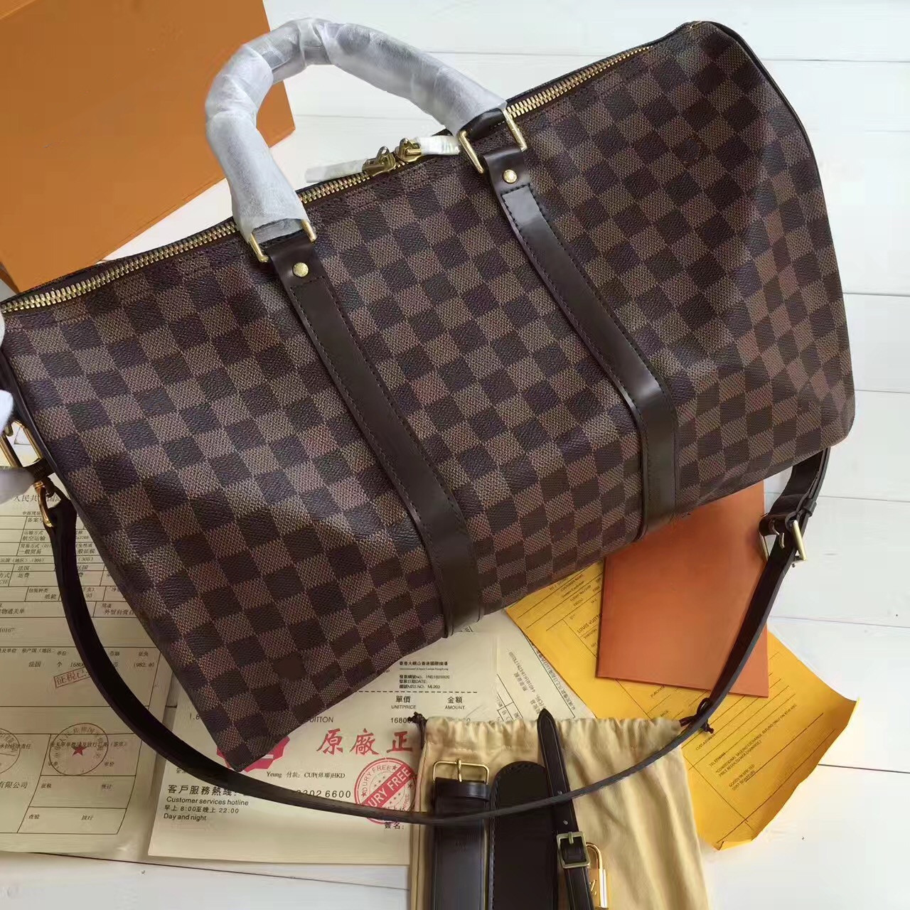 

GGs LVs louiseity viutonity LOUISS VUTTONS Brand KP Leather Tote Famous Men Duffel Bag Luxury Designers Handbag Women Travel Bag Large Capacity Luggage Bags, With dustbag and logo