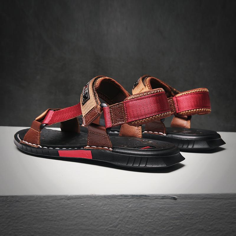 

Sandals Sandalen Sneaker Sandal Roman Men Shoes Hiking For Sandalias Outdoor Sandalia Masculina De Praia Summer Geta, Black
