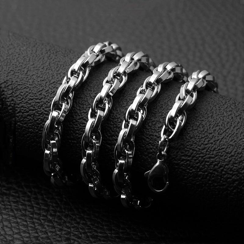 

Chains Fashion Stainless Steel Chain Titanium Necklace Jewelry Wholesale