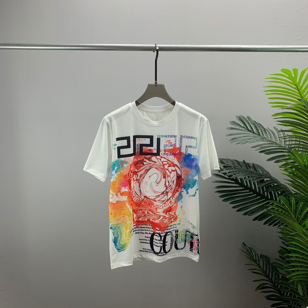 

22SS Designer Letter Printed T Shirts Tee Sweatshirt Fashion High Street Short Sleeves Summer Casual T-Shirt Breathable Men Women Crew Neck Tees Dresses for Wo 20-117, Customize