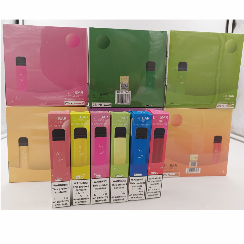 

1500 Elf Puff Lux Pod 2% Disposable Vape Pen Elfbar Electronic Cigarette with Valid Scratch Code Vapes Filled Pen Gsksh