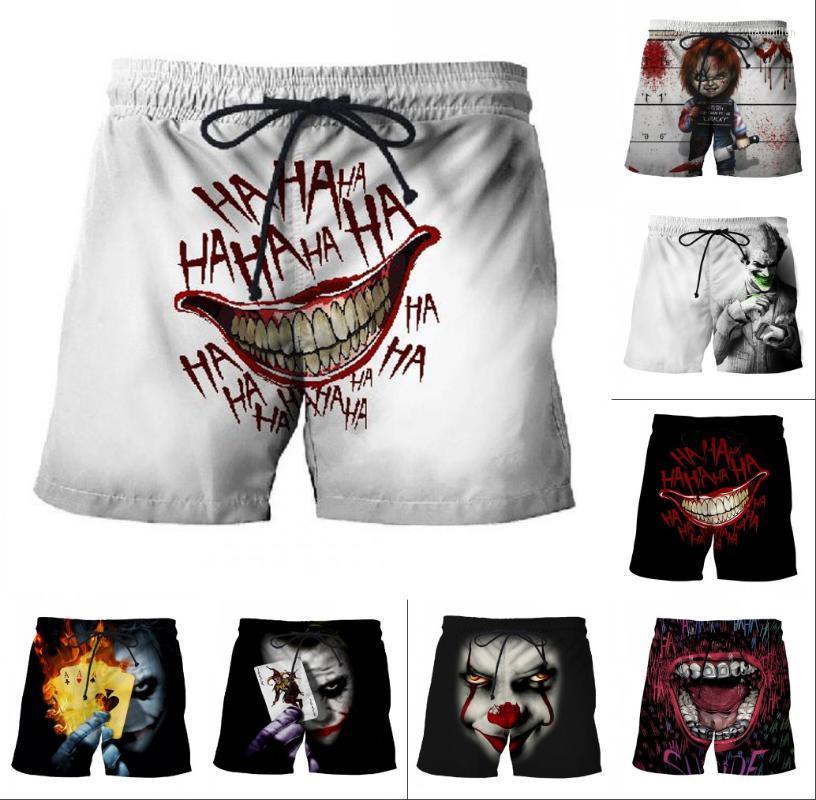 

Men's Shorts Clown Mouth 3d Printed Beach Men/Women Summer Funny ShortsMen's Naom22, Dkk039