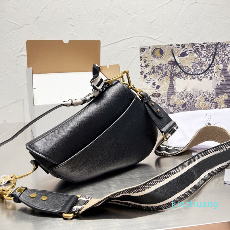 

Designer -Luxury Brand Bag Designer Handbag Matte Saddle Shoulder Bag Women Fashion Leather Crossbody Bags, Box
