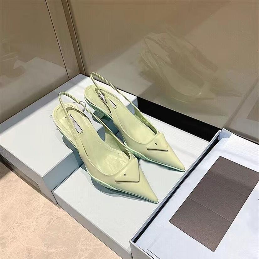 

Leather Baghead Sandals 2022 New classic flat bottom color OP37 back air shallow mouth thick high heel hollow single shoes for women, Customize