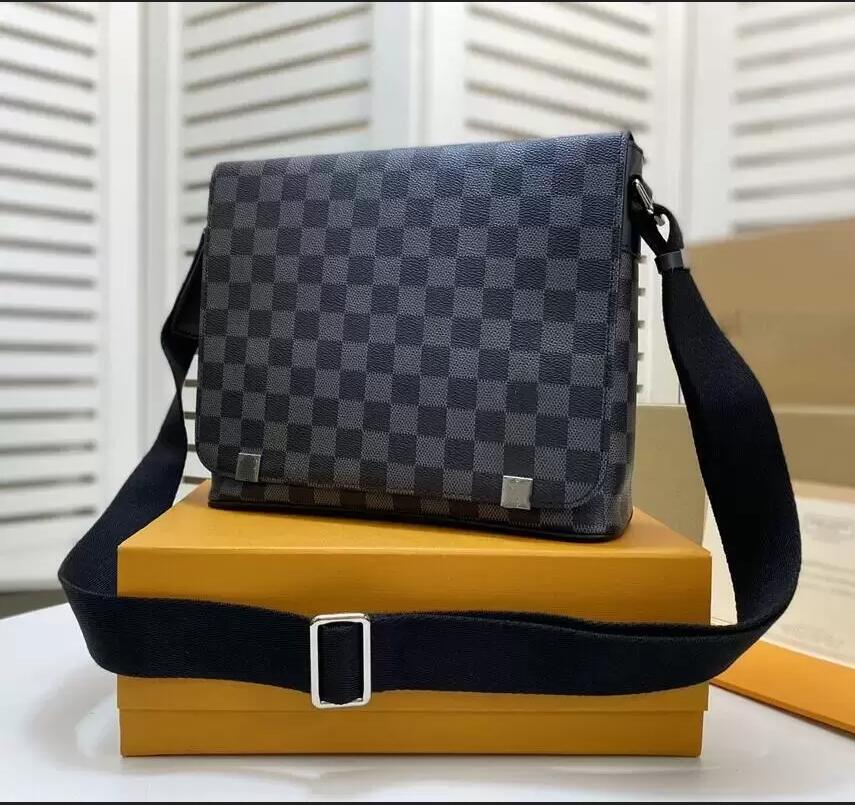 

M45272 Men's diagonal bag 2022 Women Luxurys Designers bags Men purses Classic Style Fashion messenger bags sacoche pouch, 7-coffee lattice