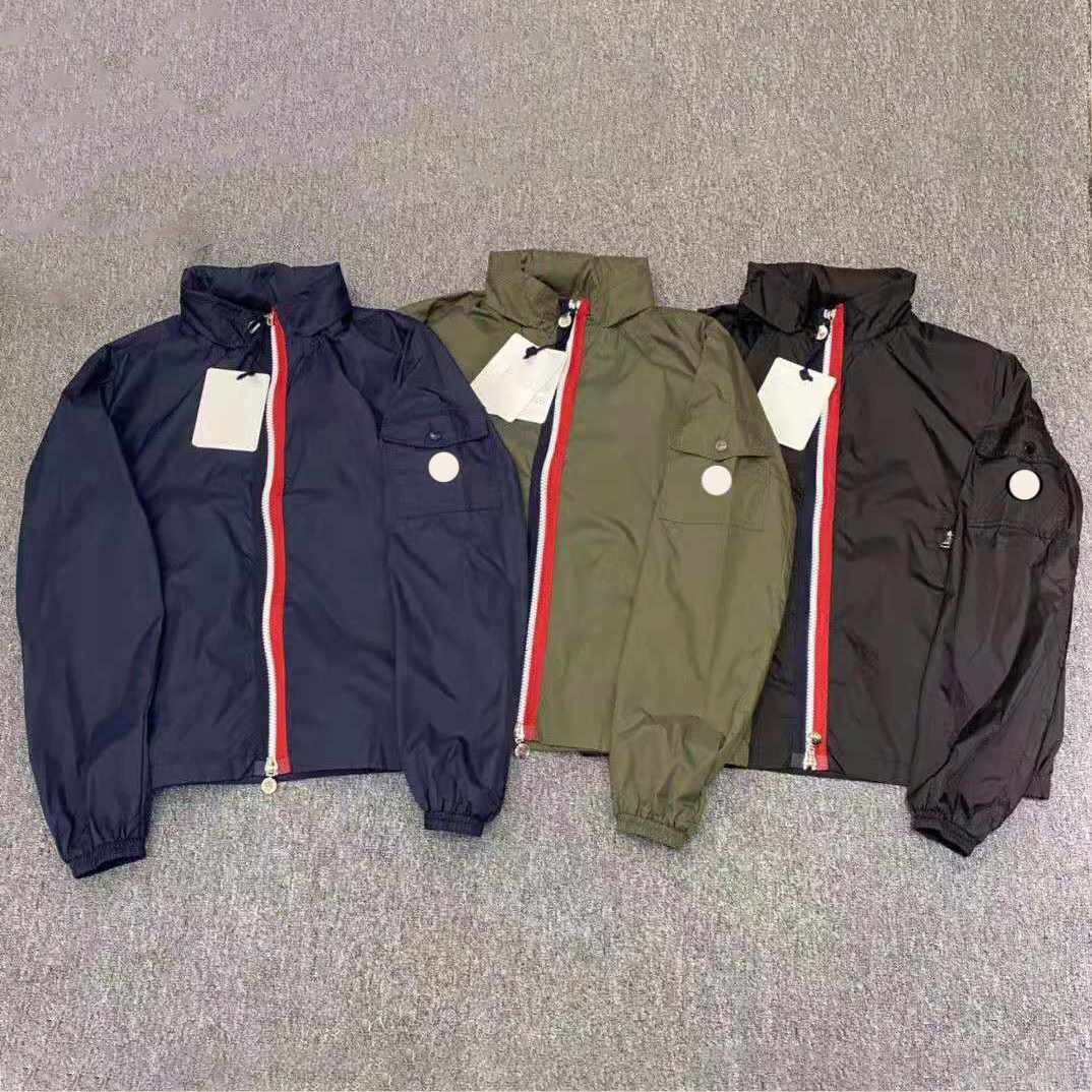 

Designer Mens maya Jackets hidden cap Bomber Windshield Embroidered Badge hombre coats, Supplement (not shipped separately)