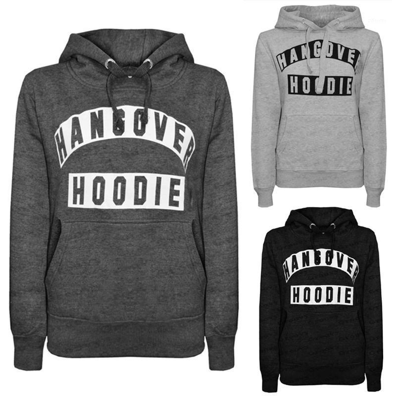

Women's Hoodies & Sweatshirts Letter Printed Hoodie Long Sleeve Sweatshirt Jumper Hooded Pullover Coat Halloween Tops Sudaderas Mujer 2022, Black