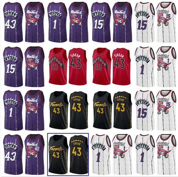 

Torontos Raptores Tracy McGrady Pascal Siakam Vince Carter Marcus Camby basketball jerseys Dwyane Wade Tyler Herro Jimmy Butler Bam Adebayo Kyle Lowry, Jersey