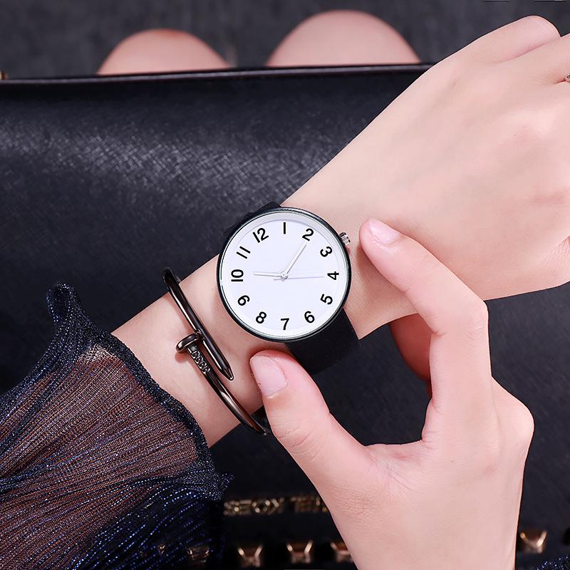 

Wristwatches Fashion Round Quartz Candy Dial Casual Wrist Watches Fabric Strap Fashionable Clock For Waterproof Wristwatch Women, Blue