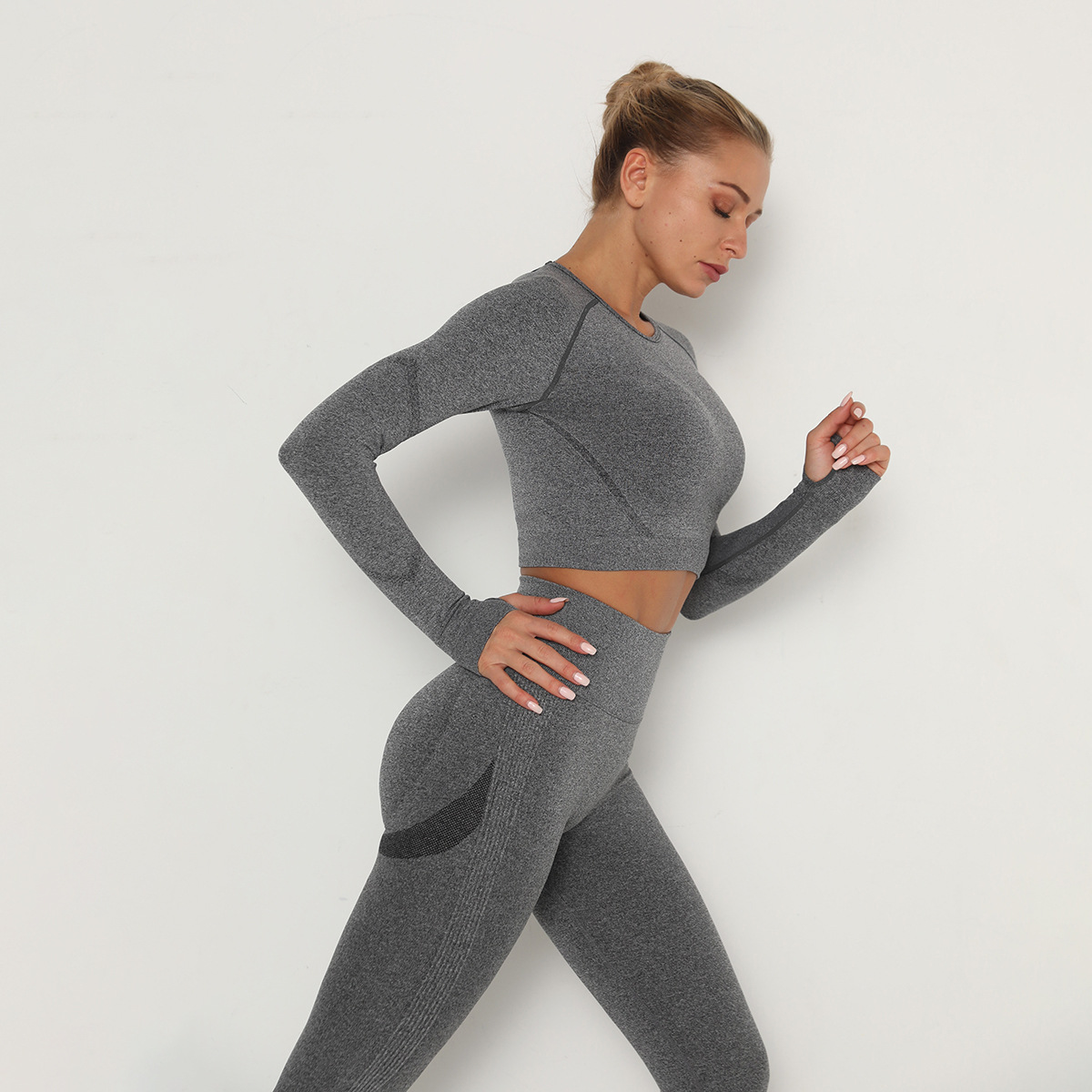 Comfortable Soft Yoga Outfits Waist Trainer Belly Tummy Shapewear Sportwear for Women Gym Yoga Running Fitness Workout Sauna Sweat Suit Hip-lifti-image-760757503