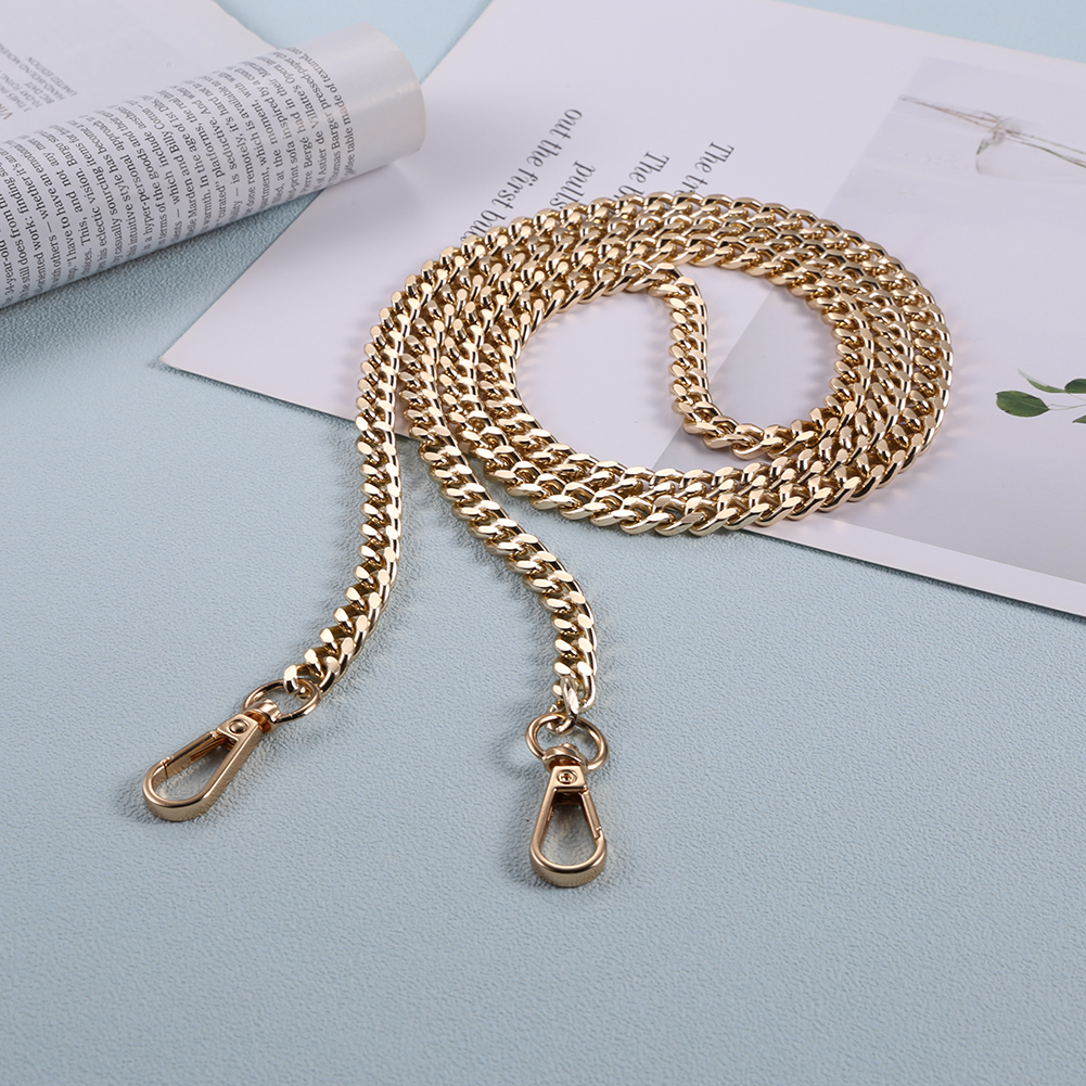 

120cm DIY Purse Handles Bag Accessories Chain Shoulder Crossbody Bags Strap Metal Handbags Chains Female Shoulder Bags Strap