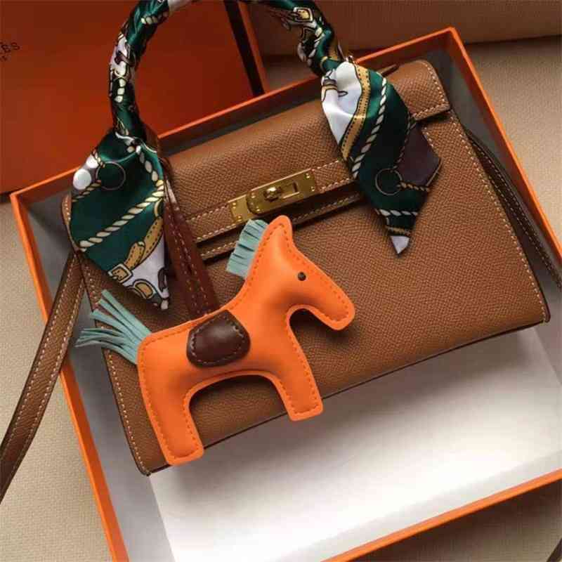 

Handbag Herme kelys Handbags Designer Bags 2022 Kely Bag Second Generation Mini Leather Wax Thread Sewn Palm Print Inclined Single Shoulder
