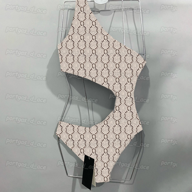 

Vintage Letters Womens Swimwear One Piece Padded Push Up Swimsuits Sexy Summer Holiday Pool Party Bathing Suit, With label #42