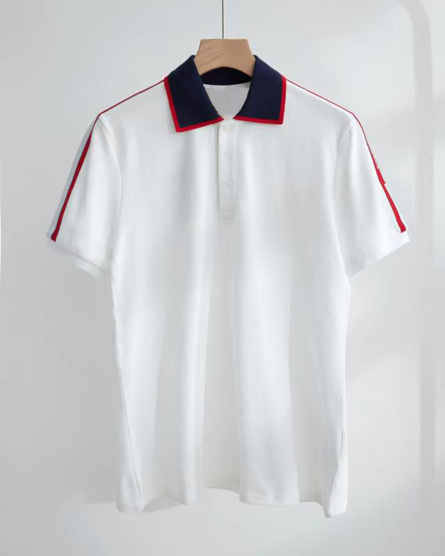 

Men Polo T Shirts Luxury Summer Short Sleeves Fashion Casual Hip Hop Letter Colored Painted Mens Polos, 10