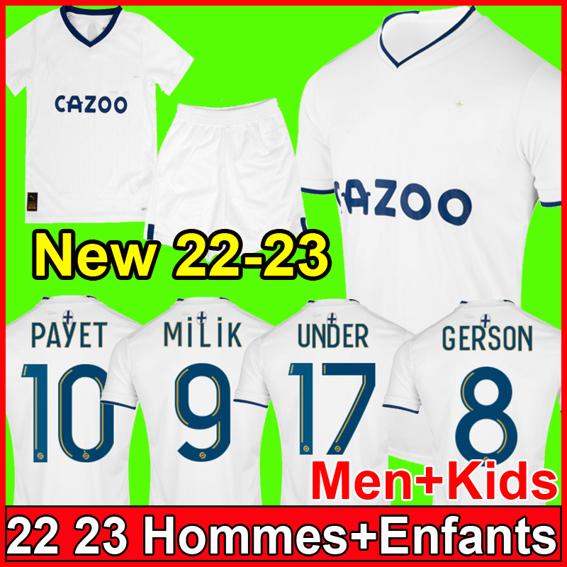 

21 22 23 CUISANCE Marseilles soccer jersey 2022 2023 fourth 4th maillot foot GUENDOUZI BENEDETTO KAMARA PAYET football shirt de men kids kit tops Uniforms 999, Kids 21-22 away