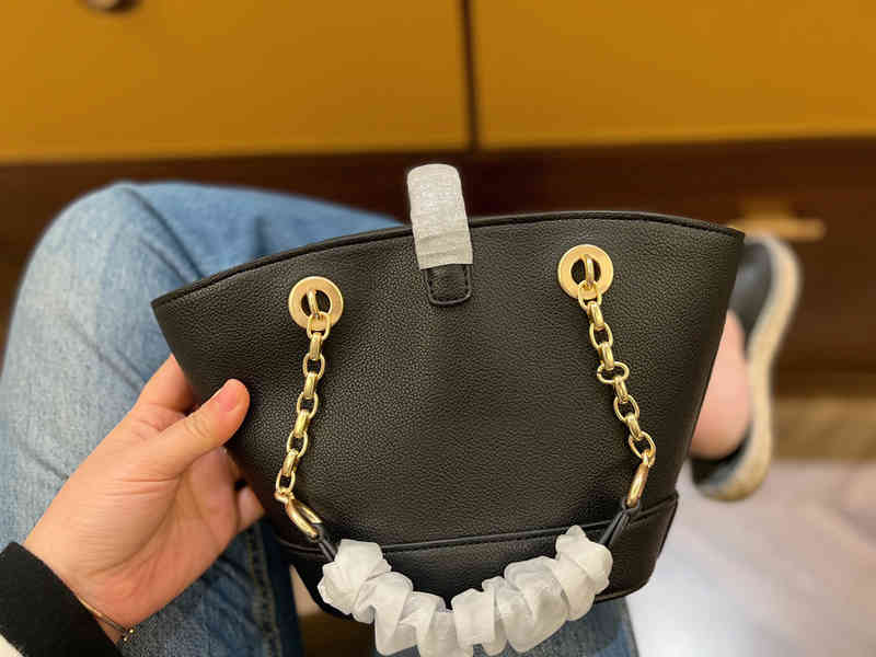 

Tote Handbag Women Chain Shoulder Crossbody Mini Vegetable Basket Bags Brand Luxury Famous Designer Messenger Wallets 220402, Black