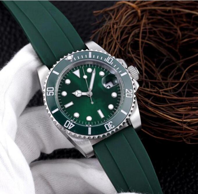 

Top-grade watches Automatic 2813 movement 42mm Rose gold case rubber strap luminous wristwatches Orologio di Lusso 5ATM waterproof watches Montre de luxe, Water proof 50m