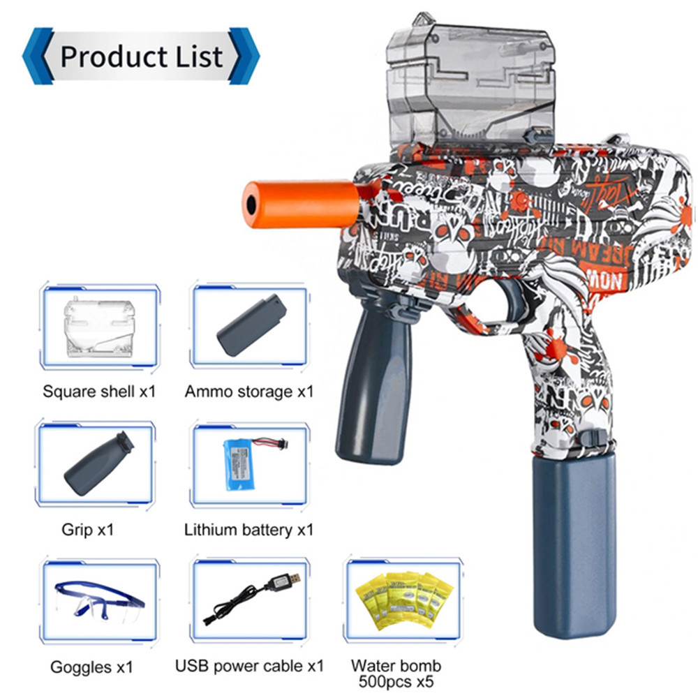 

M416 Gel blaster Toy Electric Burst Hydro Grenade Graffiti Launcher Shockwave Adult Boy Role Playing Game Children Battle Shooting Toys Gun