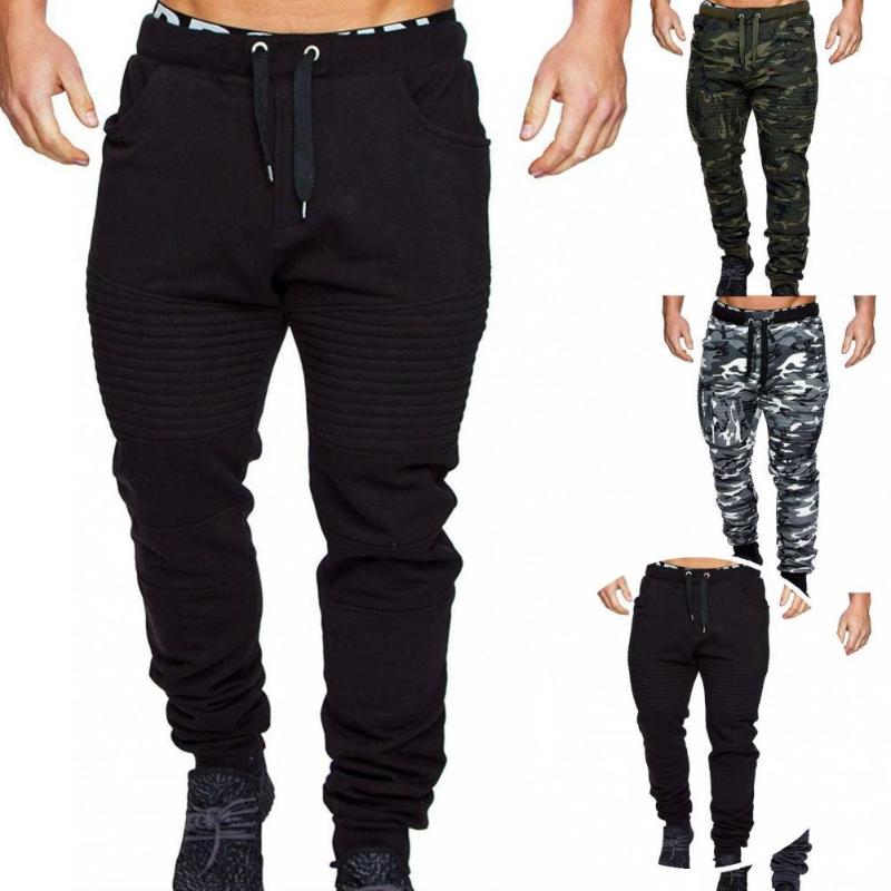 

Men's Pants Spring Ankle Length Sweatpants Leisure, Black