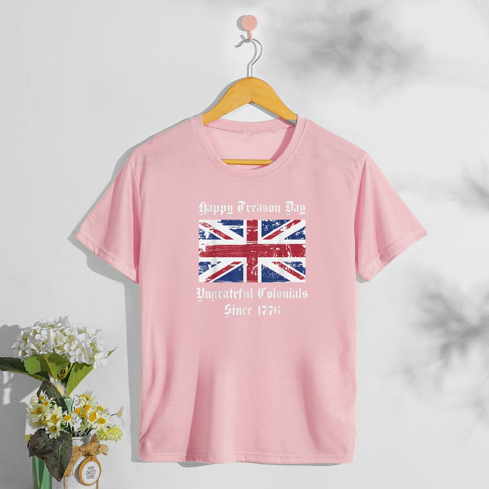 

23ss Men's T-Shirts British flag T-shirt June Britishs flags printed t-shirt mens and women's top short sleeve loose casual summer new style Size -5XL