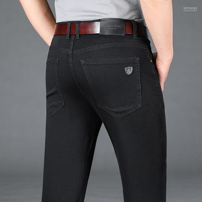 

Men's Jeans Men Classic Jean Homme Pantalones Hombre Mannen Soft Black Biker Masculino Denim Overalls Mens Pants 28-35-40 Bert22, 6208b black