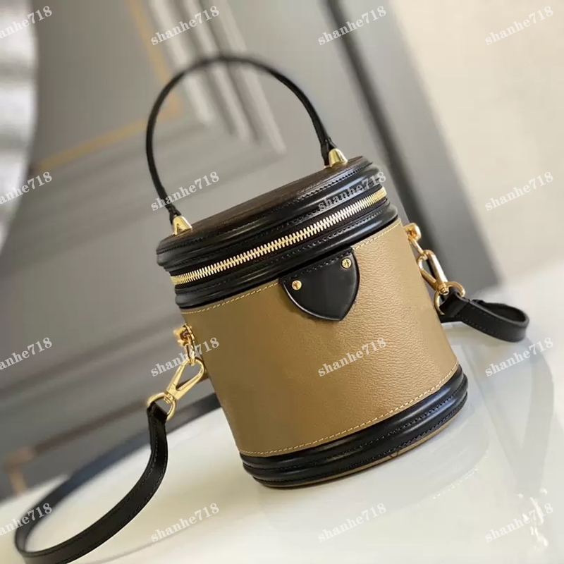 

Vintage Cowhide Cannes Women Shoulder Crossbody Bags Designer Luxury Handbags Top Quality Neonoe Lady Noe Purse Bucket Bag, Add box