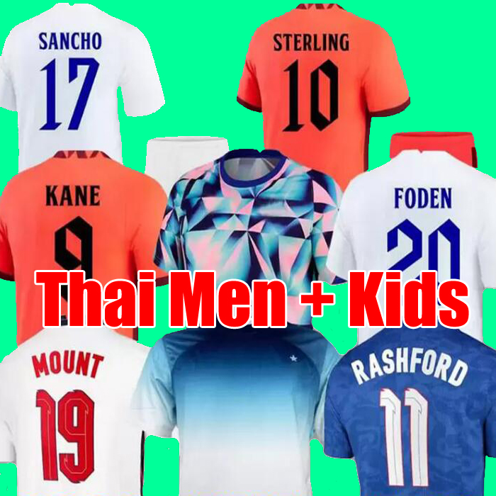 

2021 2022 Soccer Jersey KANE STERLING RASHFORD SANCHO ENGlAND GREALISH MOUNT FODEN SAKA 22 23 National Football Top Soccer Shirt Men Kids Kit Sets Uniform Socks