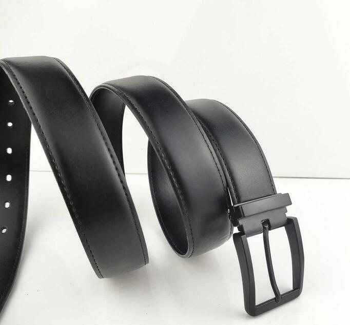 

2022 Fashion Stripe Pattern Big Buckle Men Designer Belts European Style G waistbands High Quality Real Leather Women Beltwith box, With box