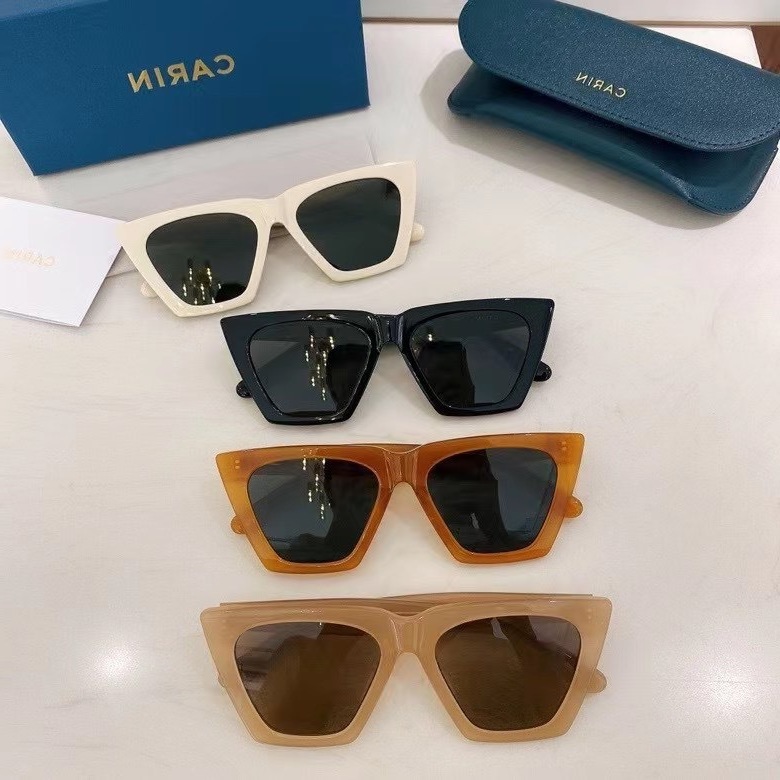 

Designer Sunglasses High Quality Carin Sunglass Large Box Personalized Avant-garde
