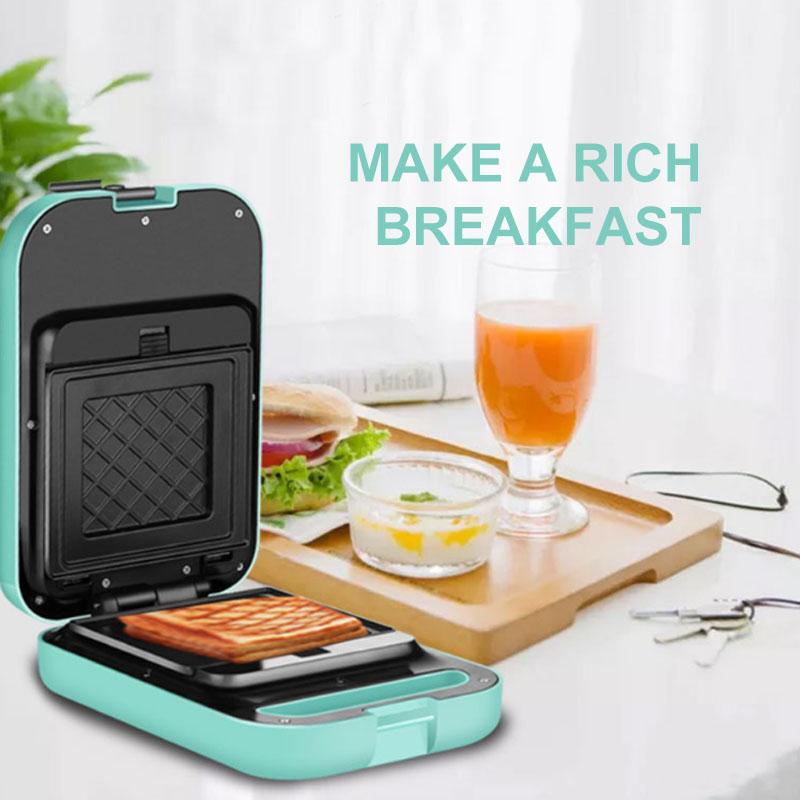 

Bread Makers Electric Mini Sandwich Breakfast Machine Cooking Kitchen Appliances Waffles Baking Pan Sandwichera High Quality For Home
