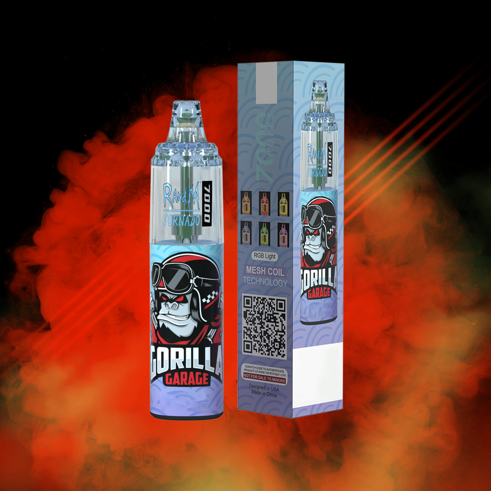 

Compeletely Health Greatful Rechargeable Wholesale Electronic Cigarettes RandM Tornado 7000 Puffs Disposable Vape Pen Fashionable Mesh Coil Delicate Taste