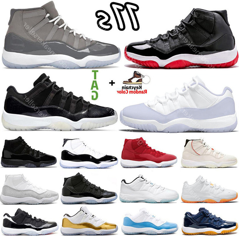 

With Box Jordn0s Jumpman 2022 New 72-10 Low 11 11s Basketball Shoes Retro Cool Grey High Citrus University Legend Blue White Bred Infrared Concord Space Jam Gamma Women, 12