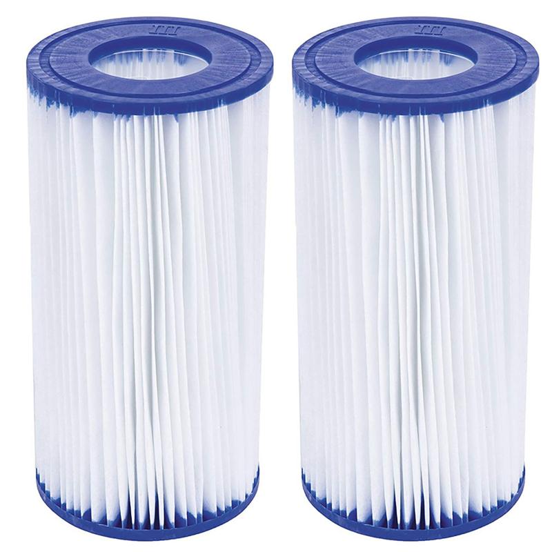 

Pool & Accessories Swimming Pump Filter Cartridge, Compatible With 3 FD2138 , Easy Set Replacement, 2 Pack