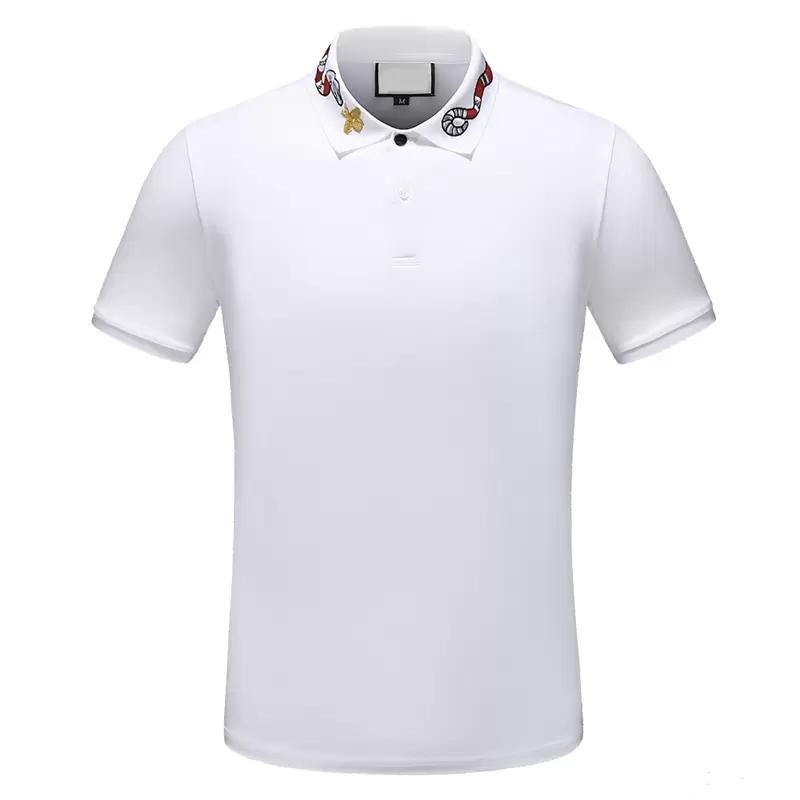 

2022ss Summer Designer Polo Shirts Men Luxury Polos Casual Mens T Shirt Man Apparel High Quality Fashion Snake Bee Letter Print Embroidery Tees Shirts M-3XL, #7