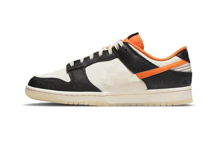 Top qualité chaussures de planche à roulettes femmes DNKS bas PRM Halloween voile étoile de mer noir unisexe chaussures de loisirs baskets bateau