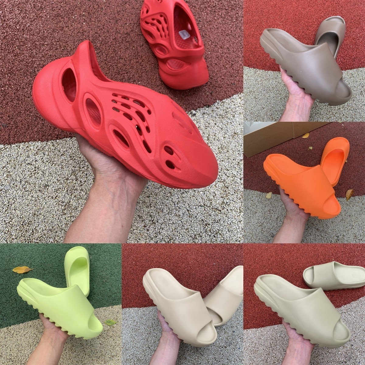 

Slides Slippers Desert Sand Summer Brown Flat Mens Women Beach Resin Slide Sandal Graffiti Bone Rubber MXT Moon Gray Mineral Blue Vermillion Red Designers C01, Please contact us